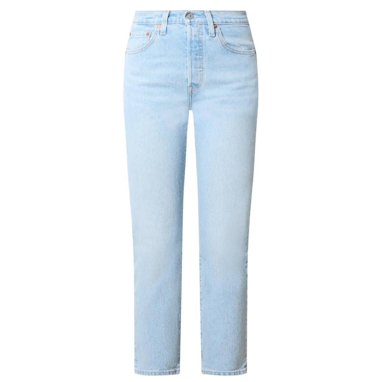 New 501® High-Rise Straight Leg Cropped Jeans Women Denim