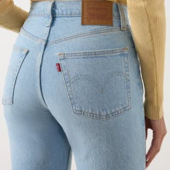 New 501® High-Rise Straight Leg Cropped Jeans Women Denim