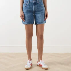 New 501® Mid-Thigh Low-Rise Shorts Women Trousers & Shorts