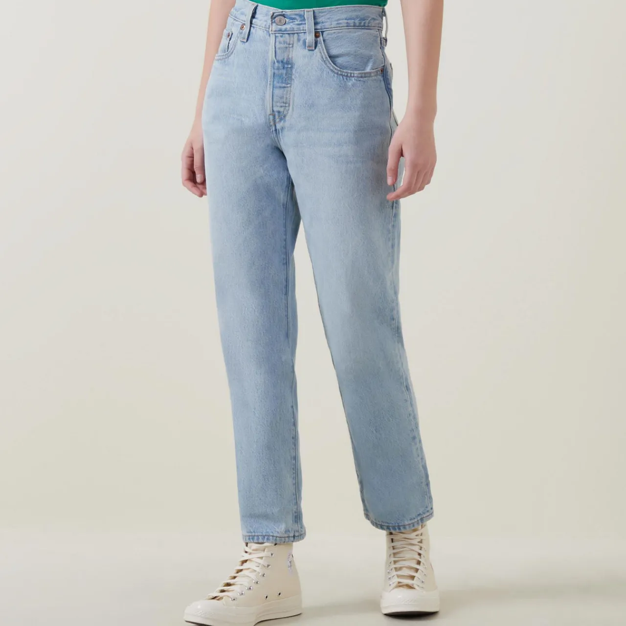 Hot 501® Original Cropped Jeans Women Denim