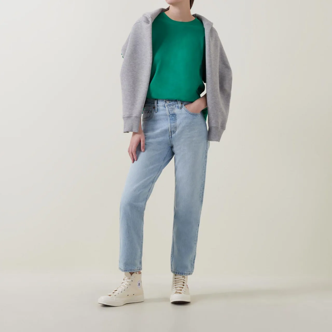Hot 501® Original Cropped Jeans Women Denim