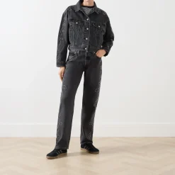 New 501™ 90s Stud Embellished Straight Leg Jeans Women Denim