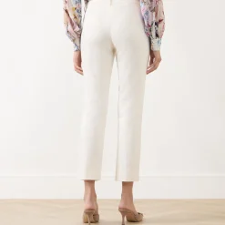 New Abb Cropped Straight Leg Trousers Women Trousers & Shorts