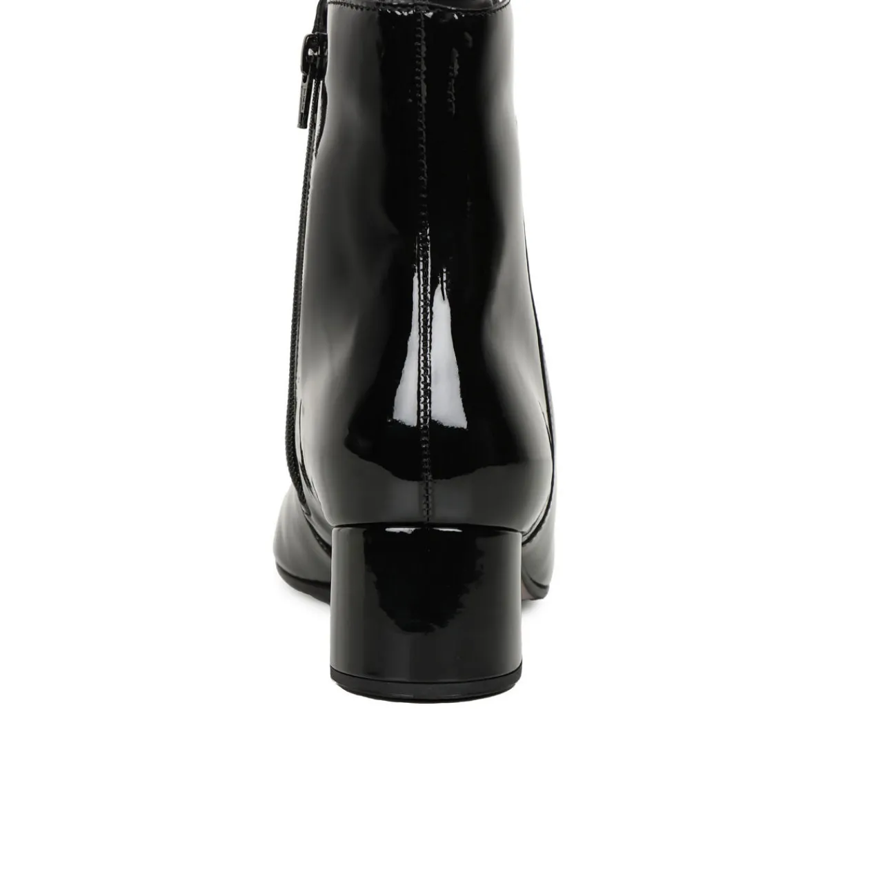 New Abbey Patent Leather Ankle Boots Women Boots