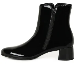New Abbey Patent Leather Ankle Boots Women Boots