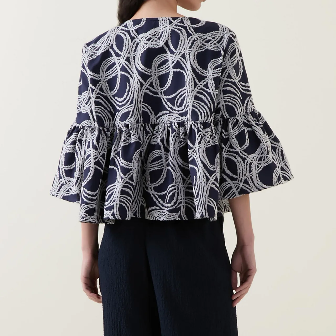 Online Abstract Print Jacket Women Coats & Jackets