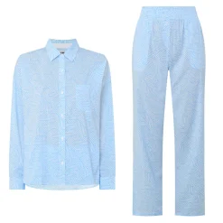 New Abstract Printed Pyjama Set Women Sleepwear