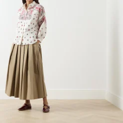 Adda Paisley Single Cuff Shirt Women Tops