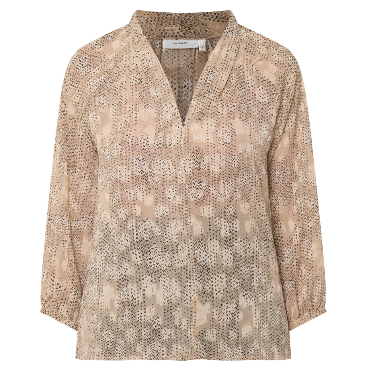 Clearance Addison Tonal Dotted Blouse Women Tops