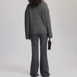 Adie Cable Knit Sweater Women Sweaters & Cardigans
