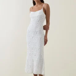 Outlet Adoni Crochet Fitted Dress Women Dresses