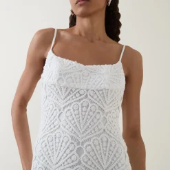 Outlet Adoni Crochet Fitted Dress Women Dresses