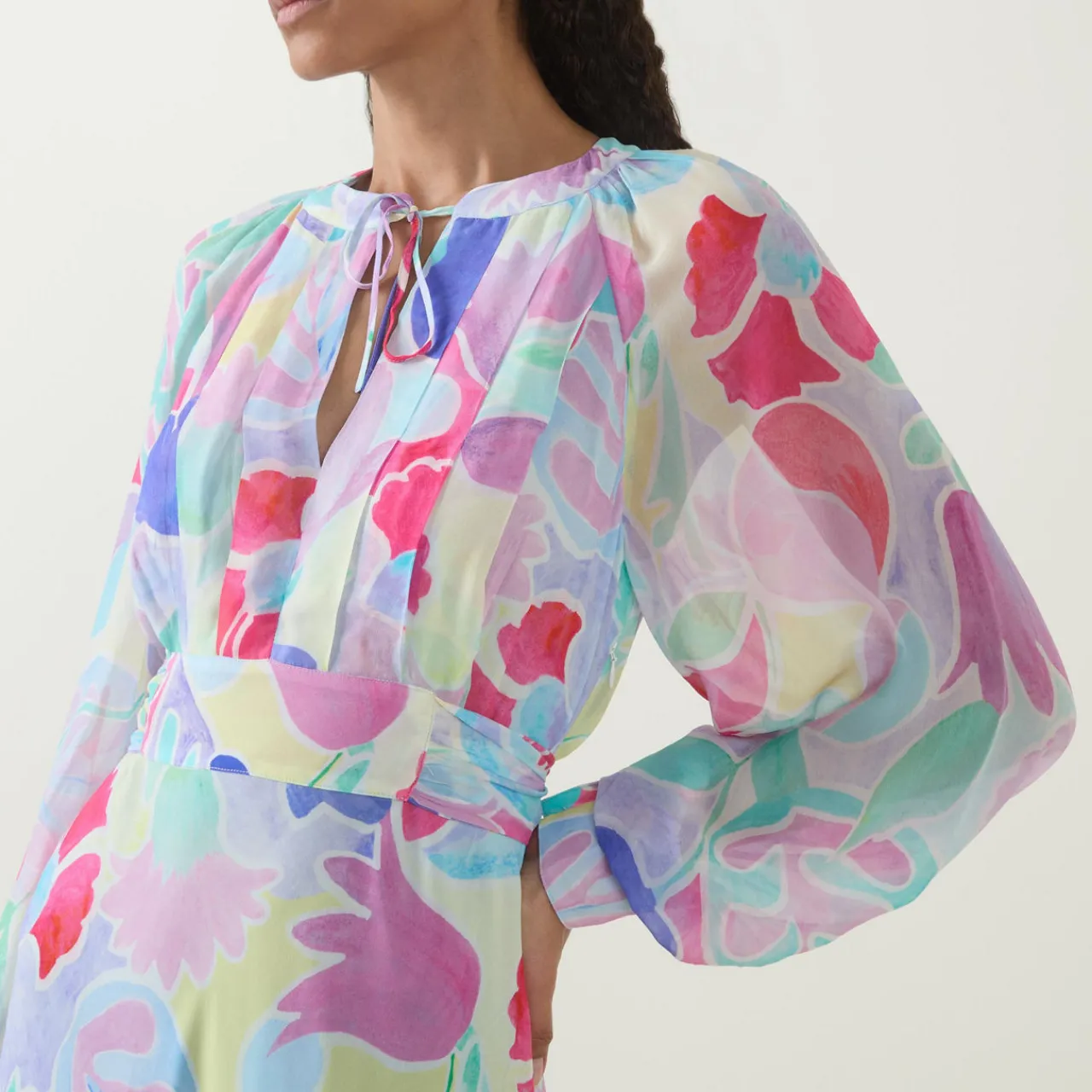 Best Aero Abstract Tulip Dress Women Dresses