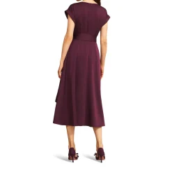 New Agnes Asymmetric Flared Dress Women Dresses