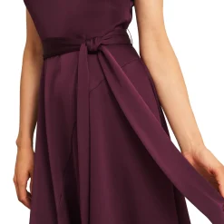 New Agnes Asymmetric Flared Dress Women Dresses