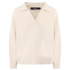 Clearance Agre Knitted Polo Shirt Women Sweaters & Cardigans