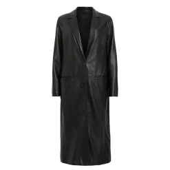 Aire Leather Coat Women Coats & Jackets