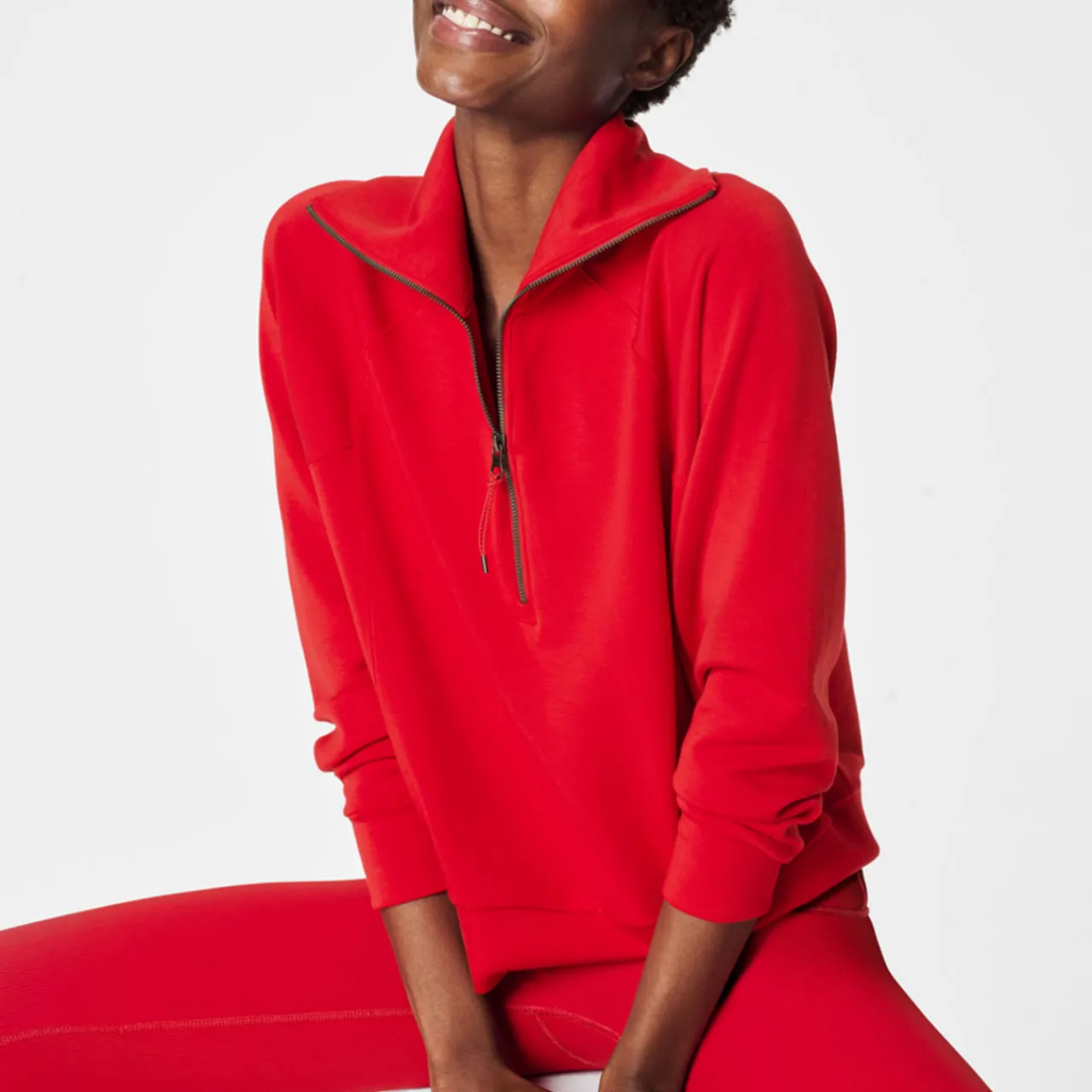 Online AirEssentials Half Zip Sweat Top Women Sweatshirts & Hoodies