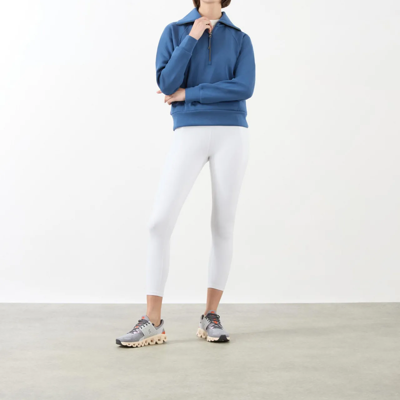 Discount AirEssentials Half Zip Sweat Top Women Activewear