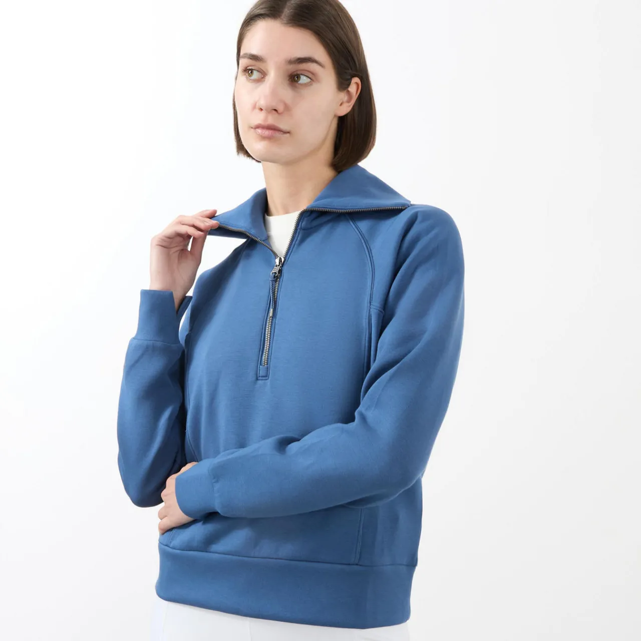 Discount AirEssentials Half Zip Sweat Top Women Activewear