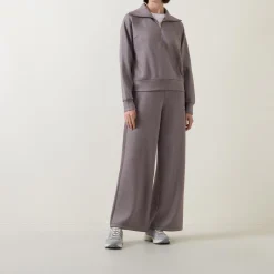 Clearance AirEssentials Half-Zip Shimmer Sweatshirt Women Activewear
