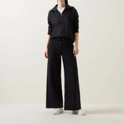 Hot AirEssentials Wide Leg Sweat Bottoms Women Activewear|Trousers & Shorts