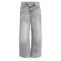 Clearance Aki Crossover Wide Leg Jeans Women Denim