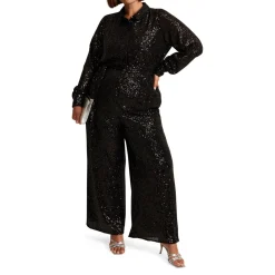 New Alessandra Sequin Embellished Jumpsuit Women Jumpsuits