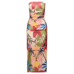 Best Alex Floral Ruched Off The Shoulder Dress Women Dresses