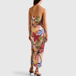 Best Alex Floral Ruched Off The Shoulder Dress Women Dresses