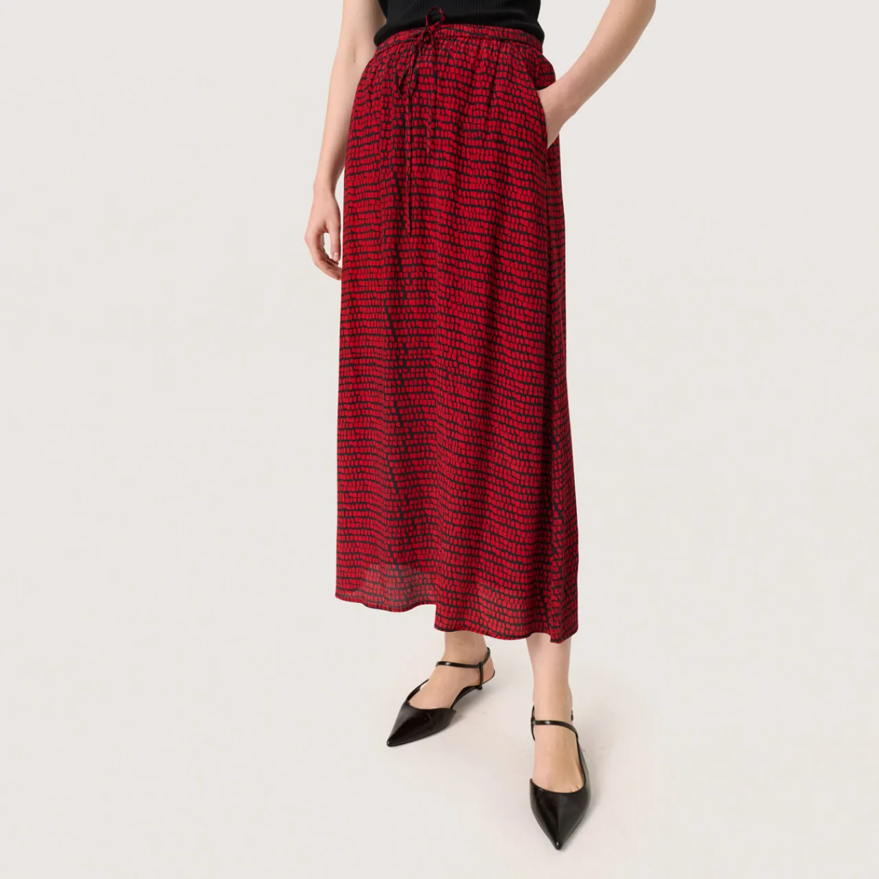Discount Alize Abstract Print Skirt Women Skirts
