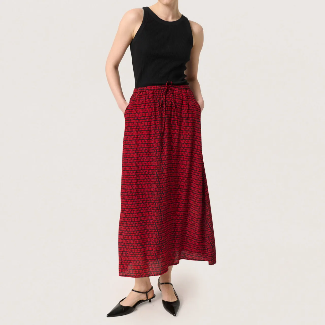 Discount Alize Abstract Print Skirt Women Skirts