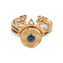 Sale All Seeing Evil Eye Stacking Rings Women Rings