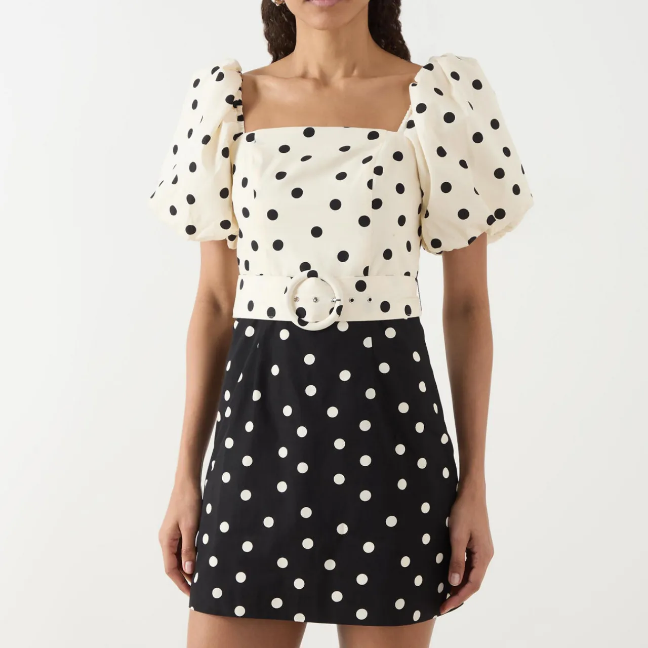 Best Allegra Polka Dot Mini Dress Women Dresses