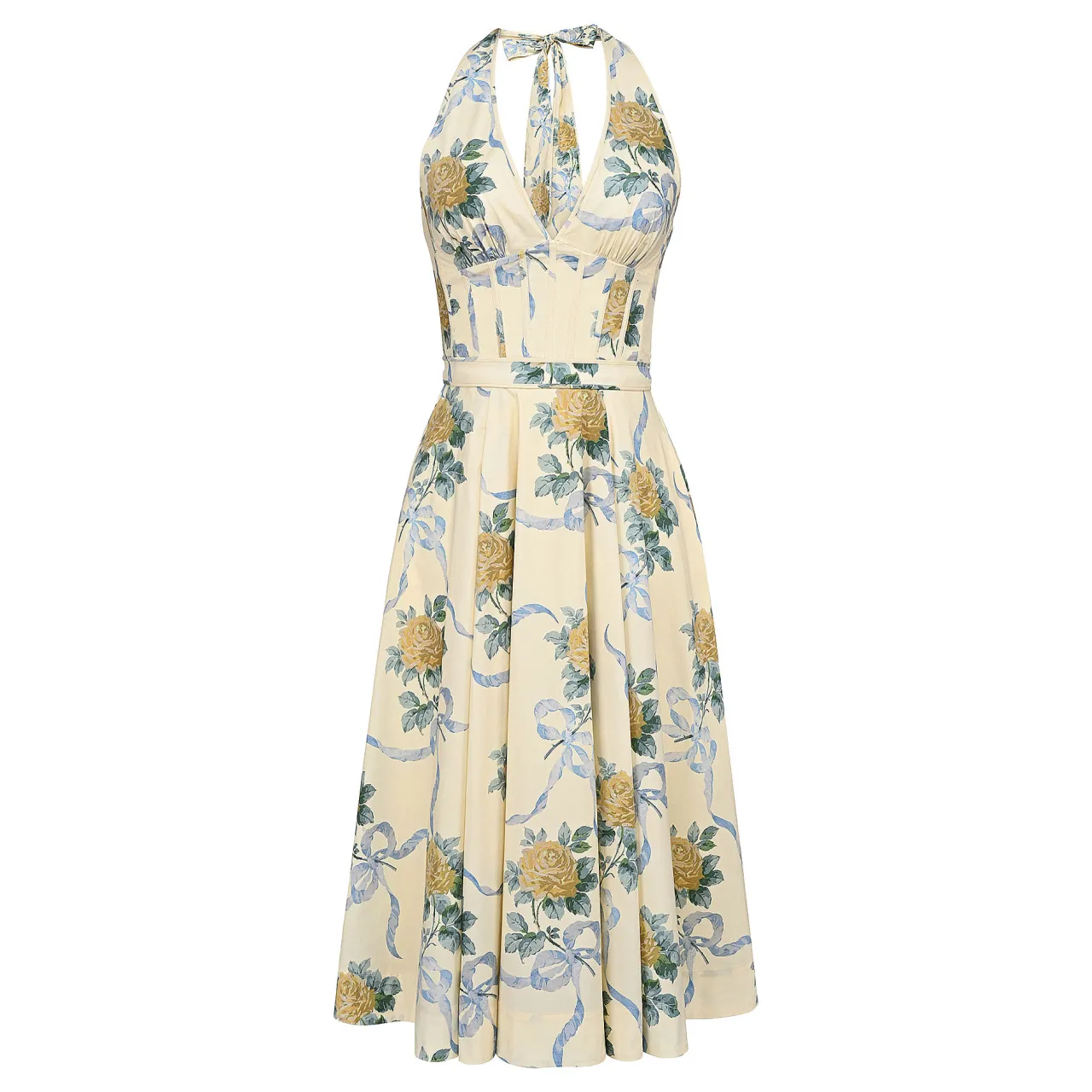Sale Allena Floral Halter Dress Women Dresses|Occasion Dressing