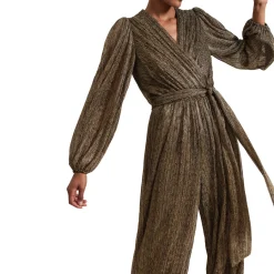 Alli Textured Jumpsuit Women Jumpsuits