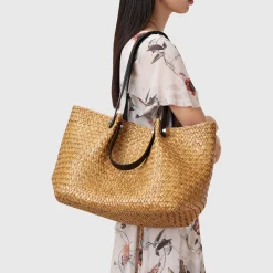 Best Allington Woven Tote Bag Women Tote Bags