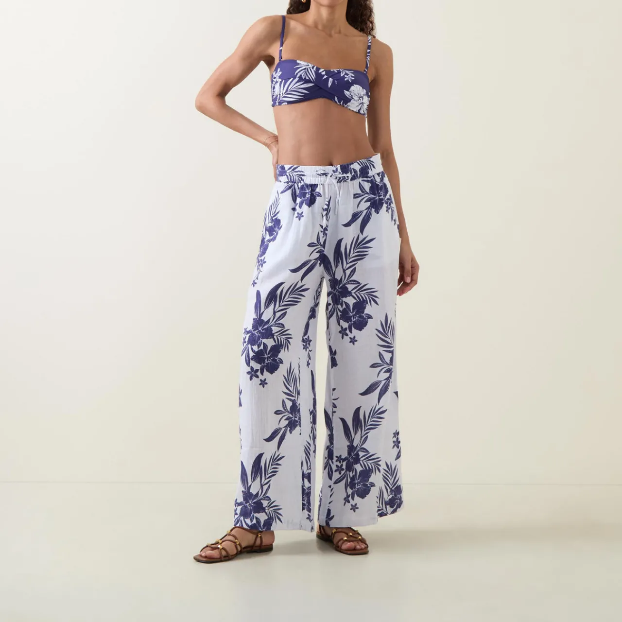 New Aloha Twisted Bandeau Bikini Top Women Swimwear & Beachwear
