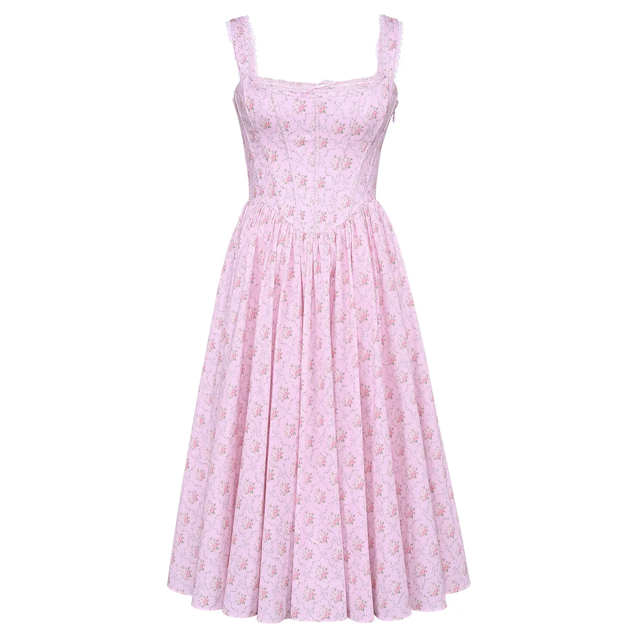New Amara Floral Corset Dress Women Dresses