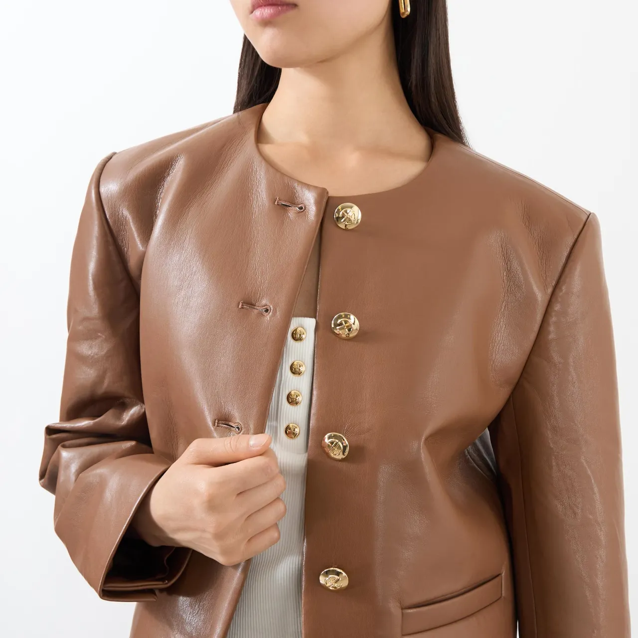 Sale Amber Boxy Cropped Jacket Women Coats & Jackets