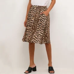 Sale Amber High-Rise Leopard Skirt Women Skirts