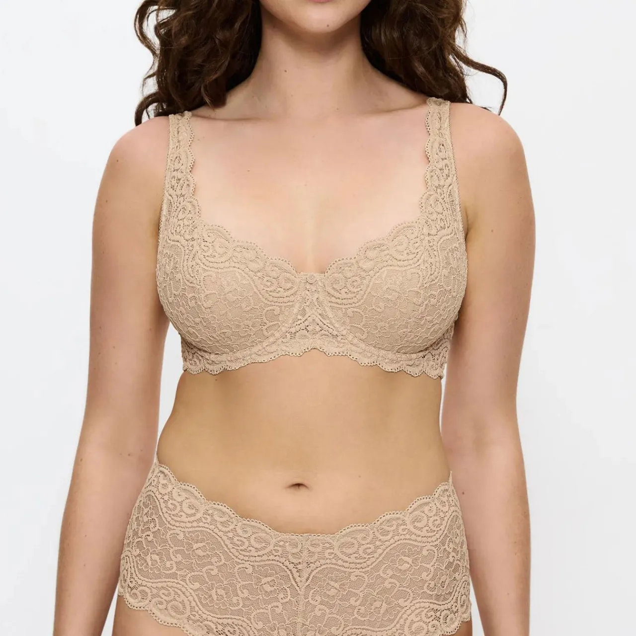 Amourette Half-Padded Balcony Bra Women Lingerie