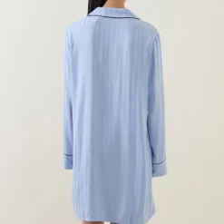 New Amourette Jacquard Night Dress Women Sleepwear
