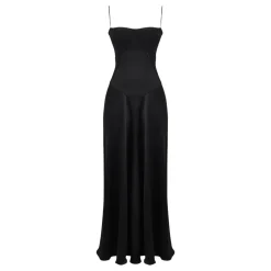 Sale Anabella Lace Up Flared Dress Women Dresses