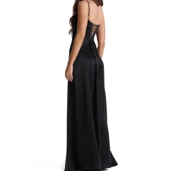 Sale Anabella Lace Up Flared Dress Women Dresses