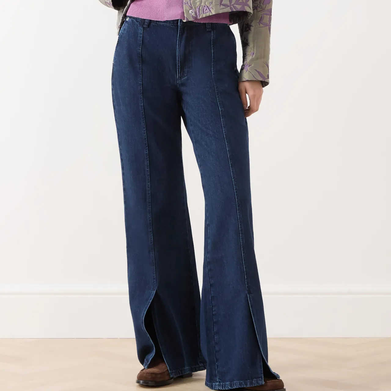 Sale Anagni Bootcut Slit Jeans Women Denim