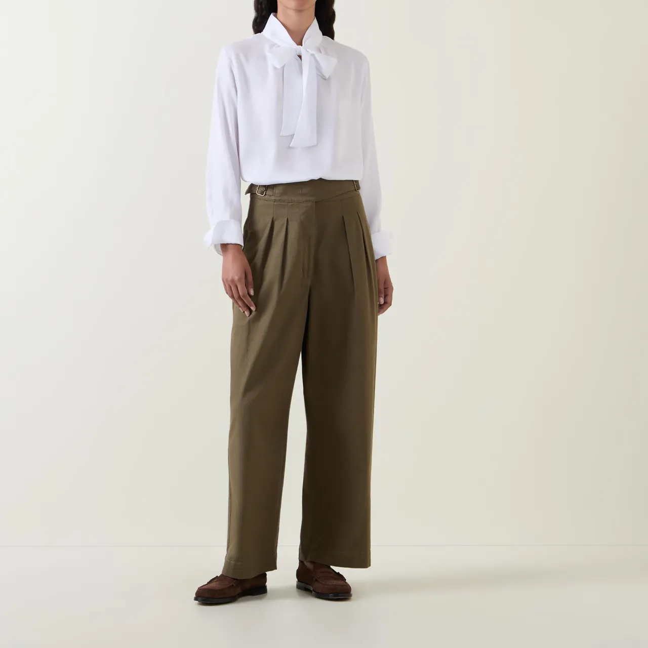 New Anastasia Bow-Tie Blouse Women Tops