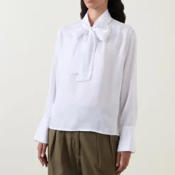 New Anastasia Bow-Tie Blouse Women Tops