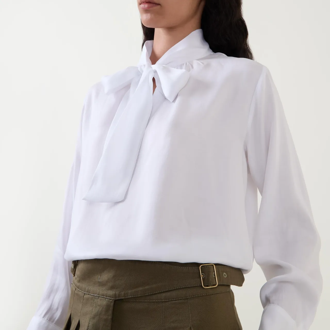 New Anastasia Bow-Tie Blouse Women Tops
