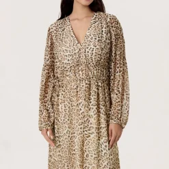 Discount Anaya Leopard Flared Dress Women Dresses
